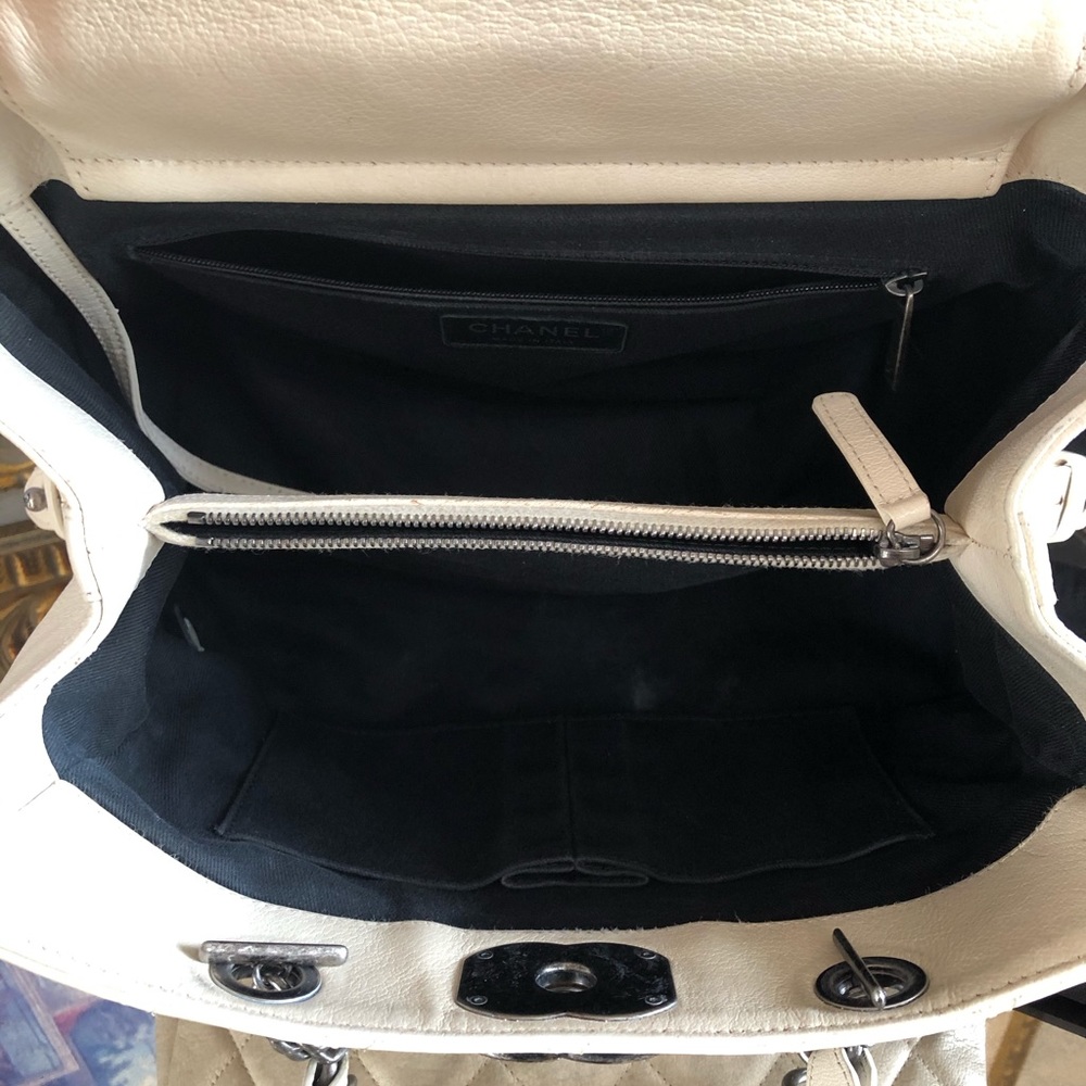 Chanel Cream Cambon City Rock Tote - Picture 7 of 11